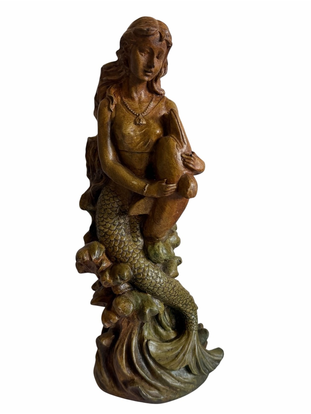 Vintage Chslkware Mermaid Statue